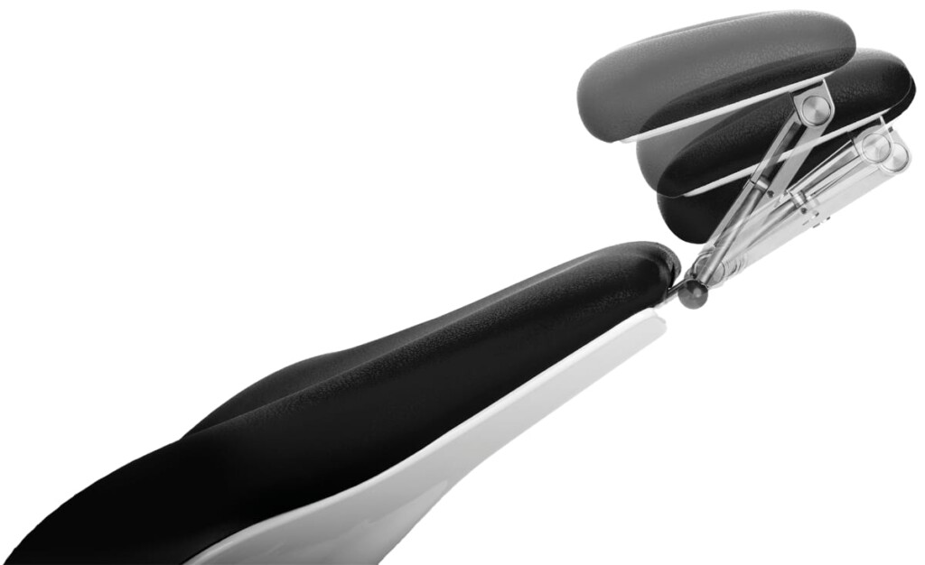Double articulating neck rest