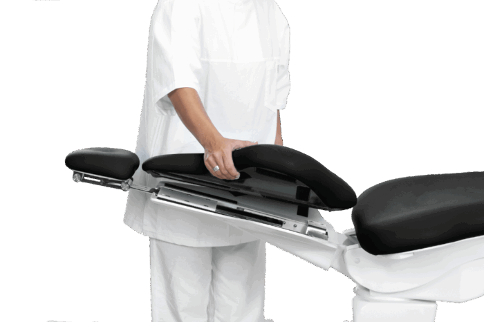 Easy to clean patient chair