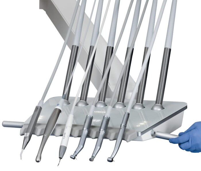 Instrumentbord med loest handtag