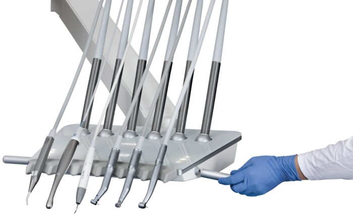 Dental dashboard with removable contact points