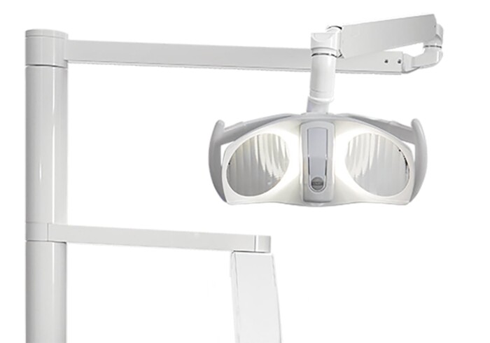 Hygienic operating lamp