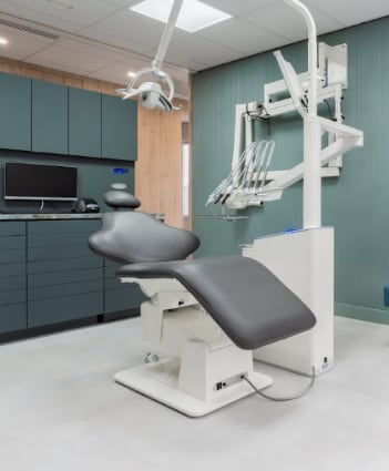 Heka dental chair grey seat